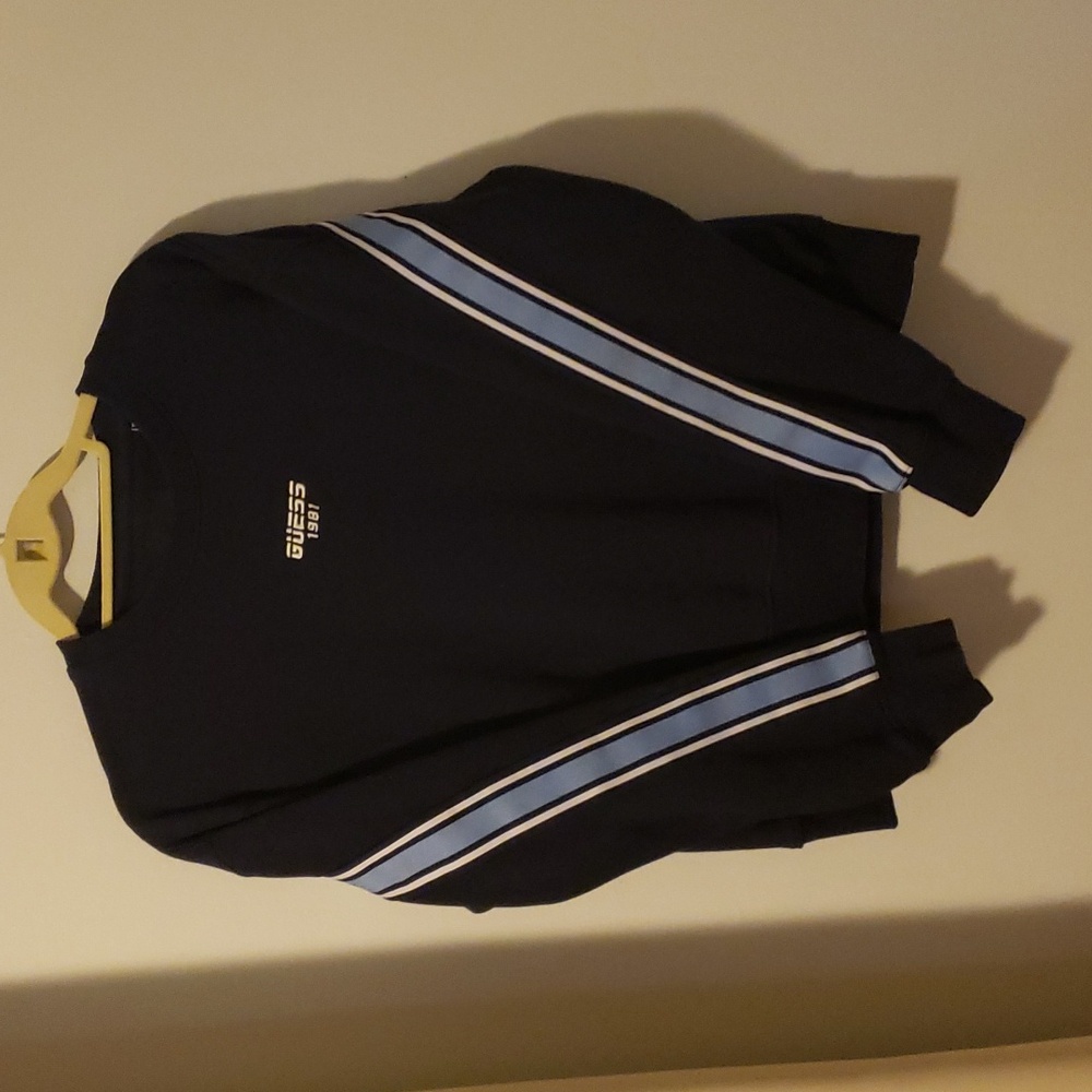 Guess sweatshirt navy large